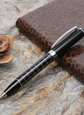 EOGO金属圆珠笔原子笔原装油性笔芯可以换成G2规格中性芯旋转出芯