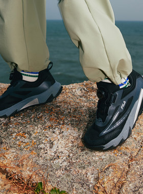 Fila/斐乐CHITA DASH 3灵豹3代男中大童儿童户外鞋K15B512501F