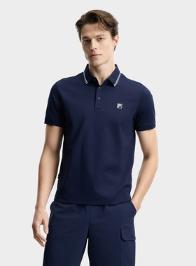 斐乐/Fila2026夏季新款男优雅生活系列基础短袖POLO衫F11M628110F