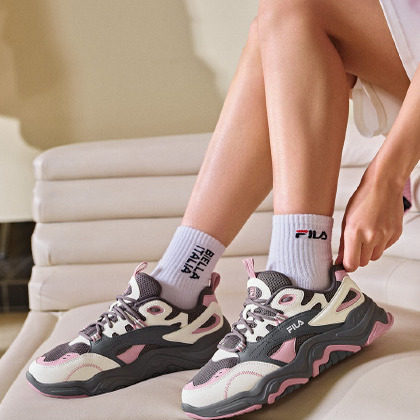 斐乐秋季山丘女子户外休闲运动鞋