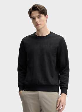 Fila/斐乐秋季新款男子户外时尚休闲高端商务套头卫衣F11M512212F