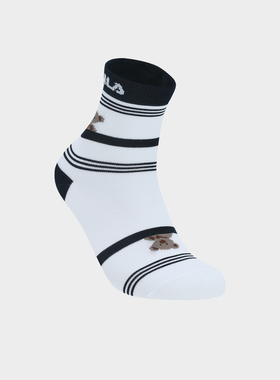 Fila/斐乐夏季新款女子户外时尚休闲运动舒适中腰袜F13W538361F