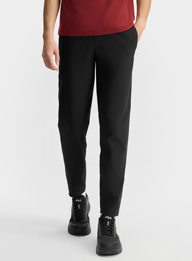 Fila/斐乐冬季新款男子户外时尚百搭休闲运动针织长裤A61M611698A