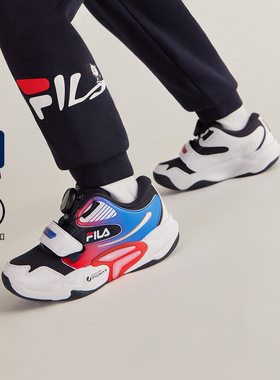Fila/斐乐秋季新款Wing飞翼男小童旋钮BOA儿童骑行鞋K14B412002F