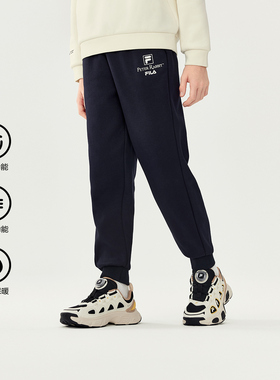 Fila/斐乐秋季新款男中大童户外时尚运动生活针织长裤K12B544601F