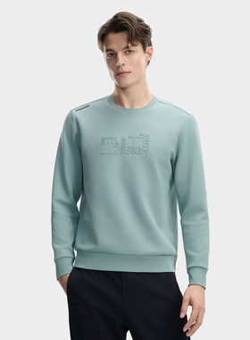 Fila/斐乐冬季新款男士户外时尚百搭休闲运动套头卫衣F11M613201F