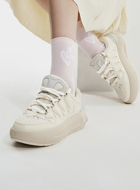 Fila/斐乐夏季新款CARROT萝卜鞋女子时尚休闲摩登板鞋F12W411201N