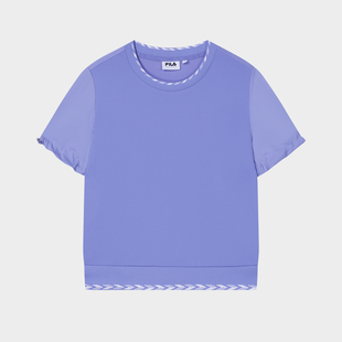 Fila/斐乐女装时尚休闲简约运 动T恤女士日常短袖上衣F11W424114F