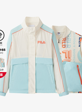 Fila/斐乐秋季新款女中大童户外时尚生活梭织两件套K12G414702F