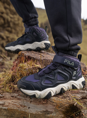 Fila/斐乐TGR 2 BOOTS虎爪2代男中大童户外儿童户外鞋K55B442503F