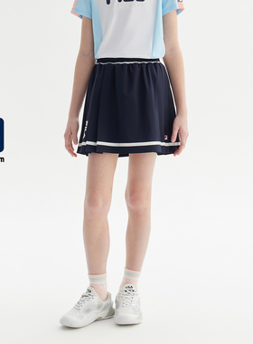 Fila/斐乐夏季新款女中大童户外网球运动系列针织半裙K62G523304U