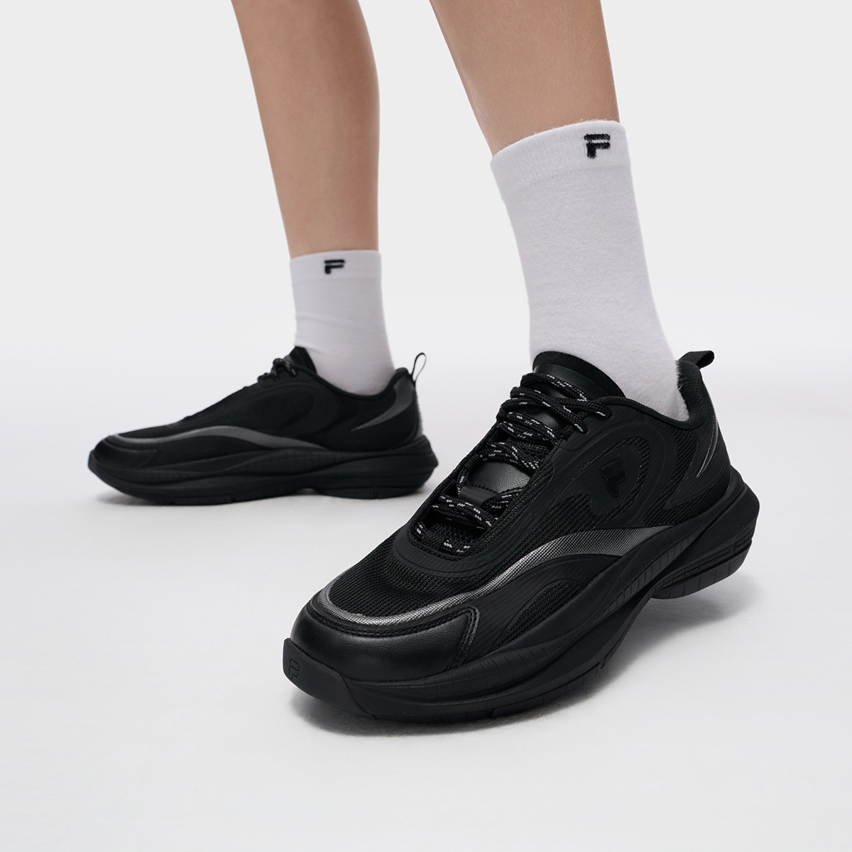 斐乐放射线男子潮流运动未来潮鞋