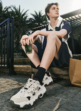 Fila/斐乐夏季FLUID 6猫爪6代男子时尚休闲复古运动鞋F12M522111F