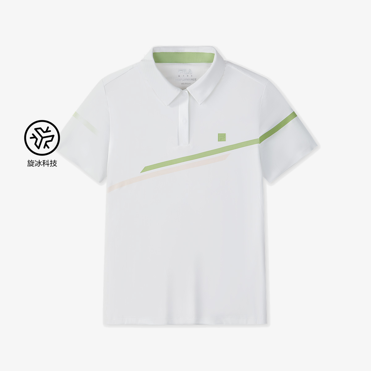 Fila/斐乐夏季新款女中大童户外网球运动系列短袖POLOK12G533102F