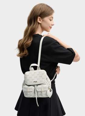 Fila/斐乐冬季新款女士户外时尚百搭休闲运动双肩背包F13W618173F