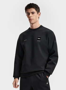 Fila/斐乐冬季新款男士户外时尚运动健身宽松套头卫衣A11M611202F