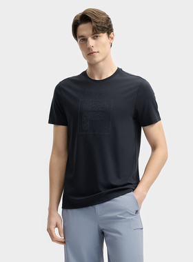 Fila/斐乐夏季新款男子户外时尚休闲运动短袖T恤衫F11M523119F
