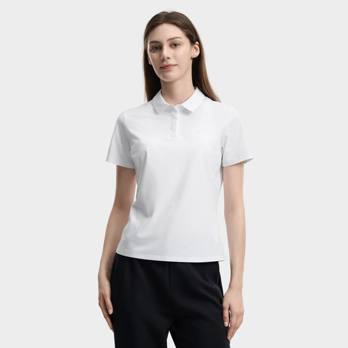 斐乐菁英女吸湿舒适速干短袖POLO