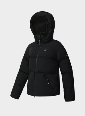 Fila/斐乐2025冬季新款女子保暖场下健身鹅绒羽绒服A11W541905F