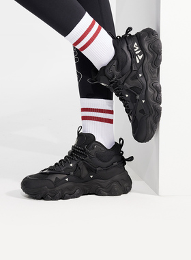 Fila/斐乐FLUID 5 MID猫爪鞋女子时尚休闲复古运动鞋F12W412116F