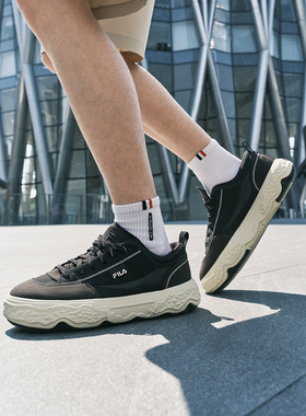 Fila/斐乐男鞋ROCK岩石鞋复古 帆布鞋夏款运动休闲鞋F12M522303F