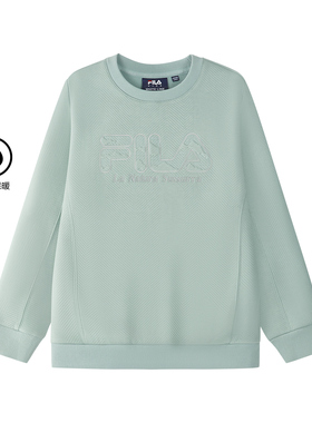 Fila/斐乐2025冬季新款男中大童舒适时尚生活套头卫衣K12B542208F