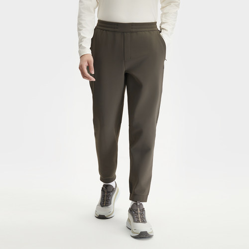 斐乐男子防泼水加绒针织长裤