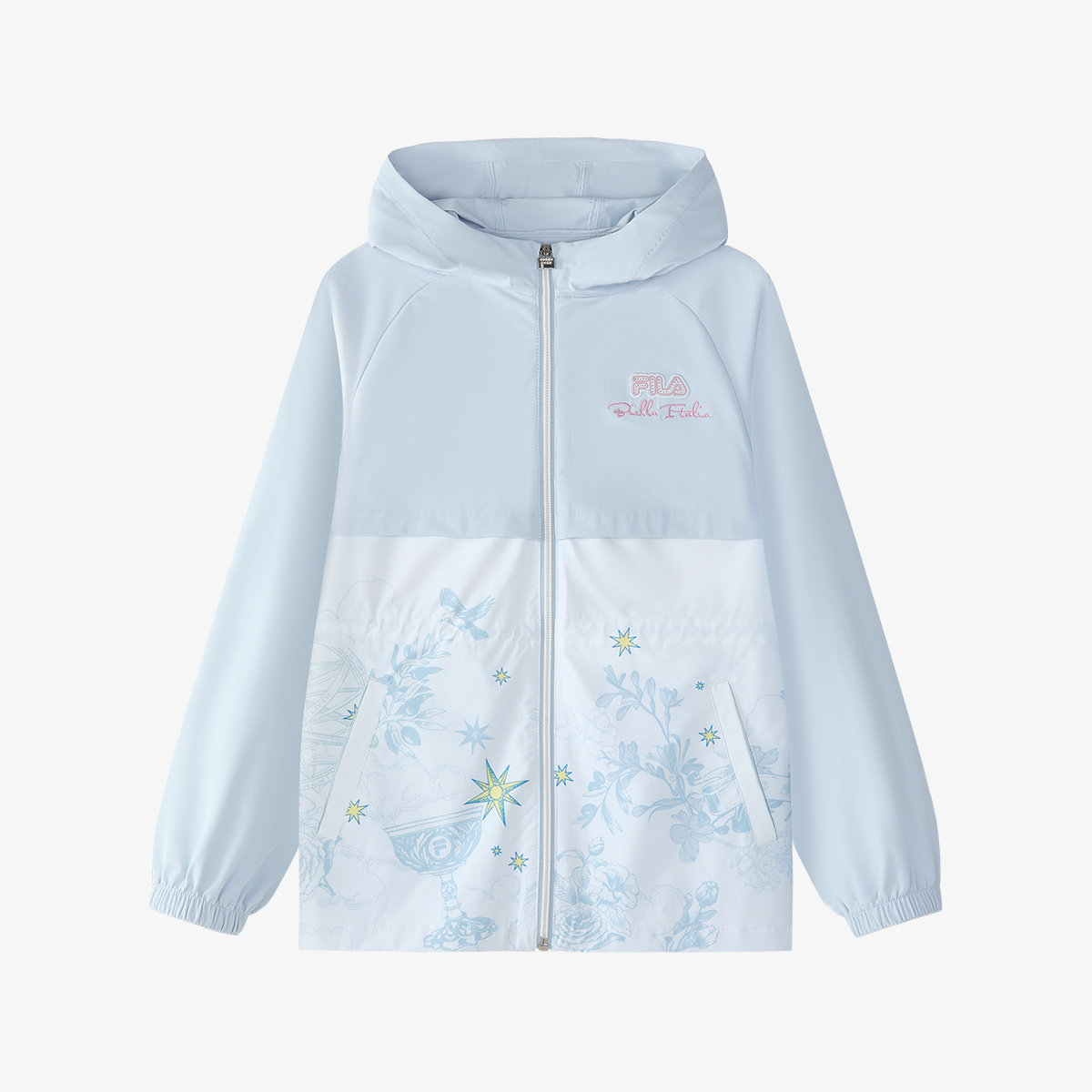 Fila/斐乐夏季新款女中大童户外时尚运动生活梭织外套K12G512701F