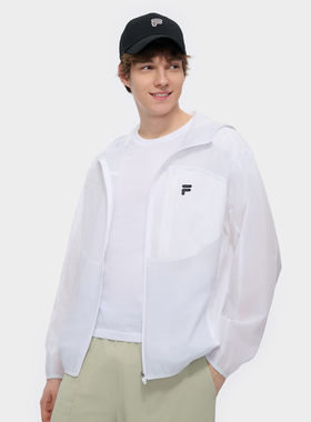 斐乐男款防晒凉感宽松运动外套