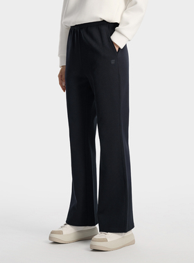 Fila/斐乐冬季新款女士户外时尚休闲运动微喇针织长裤F11W618610F