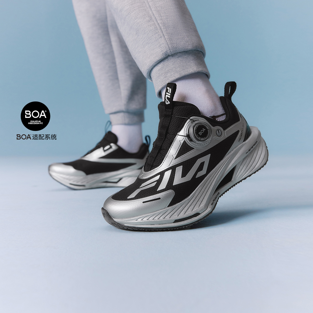 斐乐超跑鞋5T男中大童儿童跑鞋