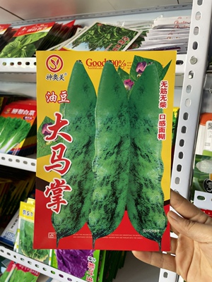 东北老品种大马掌油豆角种子无筋