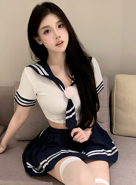 性感日本学院风纯欲制服qqny角色扮演JK水手服女cosplay约会战袍