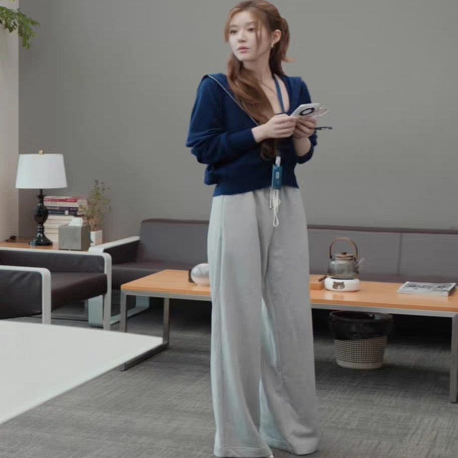 许我耀眼赵露思许妍同款卫裤