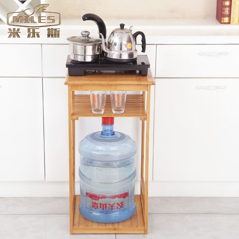 楠竹饮水机架实木自动自动抽水