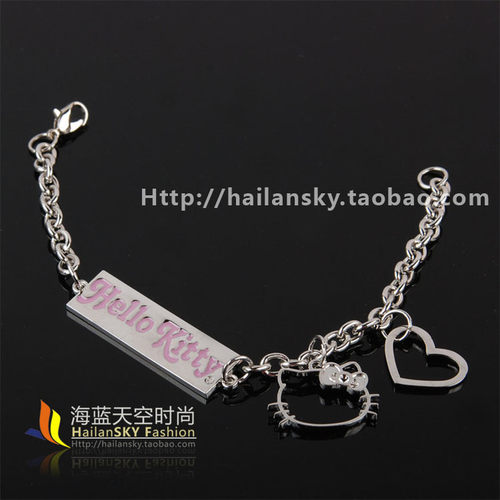 【正品】三丽鸥 hello kitty凯迪猫 KT凯蒂猫牌手链饰品 - 封面