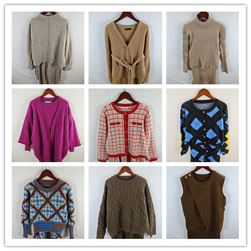 古着秋冬复古韩版宽松修身纯色图案短秋冬毛衣套装女,女装/女士精品,毛呢外套,淘宝优惠券,粉丝福利购,淘宝优惠卷