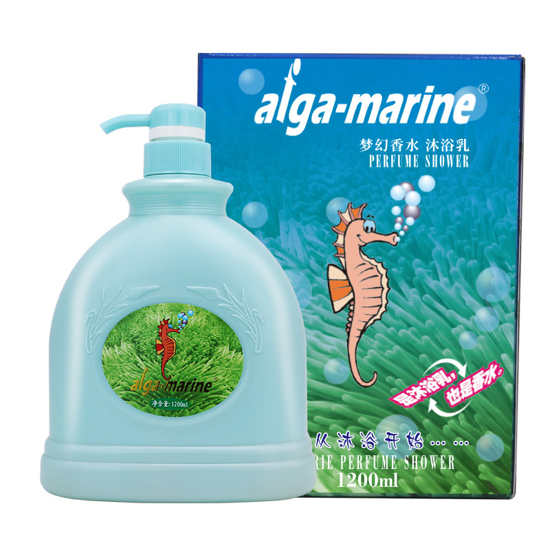 afga-marine海马经典滋润梦幻香水沐浴露1200ml礼盒装
