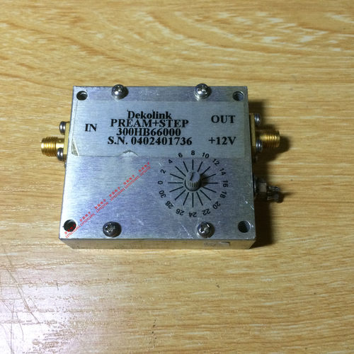 DEKOLINK PREAM + STEP PN 300HB66000射频带通滤波器放大器组件