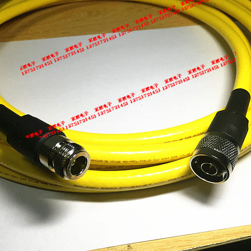 BELDEN 百通 9880 N型公母头低损耗延长线 四屏蔽全铜线 50-7线