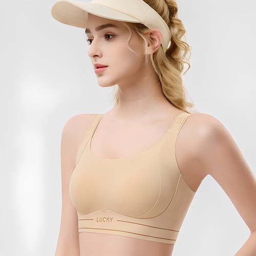 粉底液隐形运动内衣高强度防震