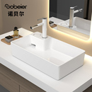 台上盆侧排台控下水洗脸盆家用陶瓷侧边排水洗手盆洗衣机阳台盆