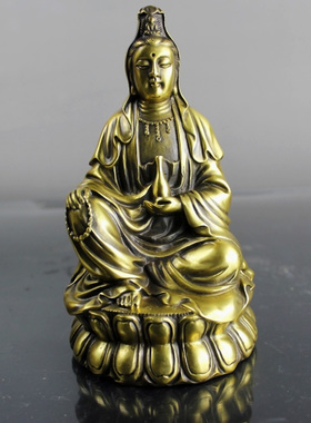 摆件客厅人物明清古典风送子观音