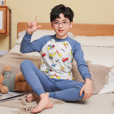 儿童秋衣秋裤薄款纯棉保暖内衣