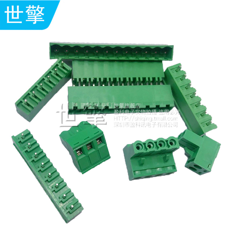 KF2EDGK5.08mm拔插式接线端子pcb连接器2P/3/4/5/8/10/12P直弯脚 电子元器件市场 连接器 原图主图