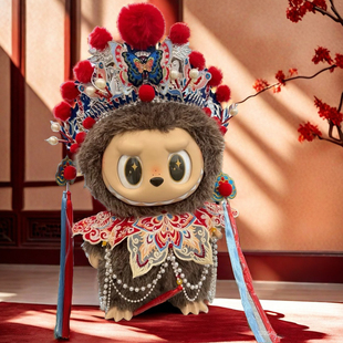 labubu衣服搪胶58cm拉布布大天使zimomo大首领娃衣配饰