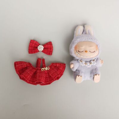 拉布小香风衣服衣服 一代二代拉布布款 Labubu doll 娃娃衣服着