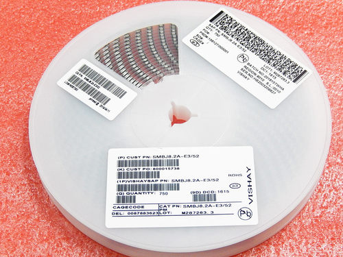 SMBJ7.5CA 7.5V 双向TVS二极管 VISHAY全新（750个）整盘价