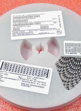 1.5SMC350CA 1500W 350V双向TVS管VISHAY全新（850只）整盘价