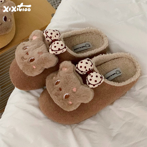 细细条蝴蝶结小猫一脚蹬土豆鞋